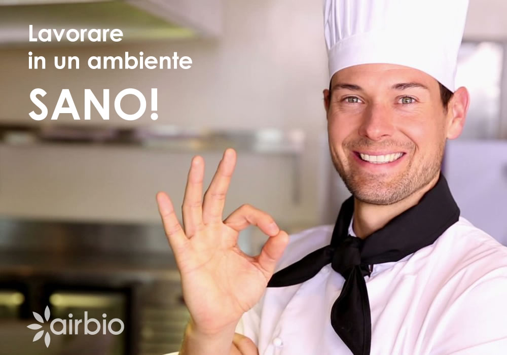 cappa da cucina sanificata e pulita