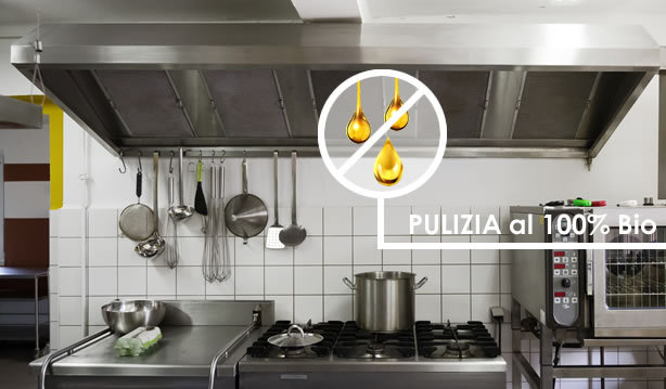 Pulizia grasso cappa cucina