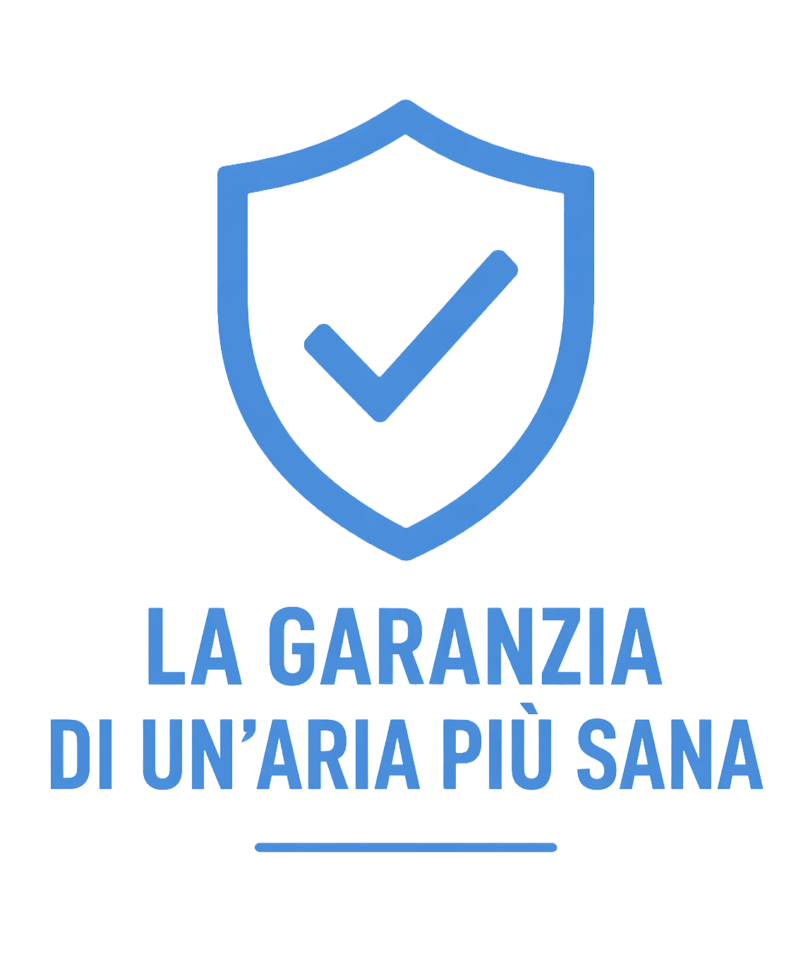 Icona garanzia aria sana sanificazione condizionatori