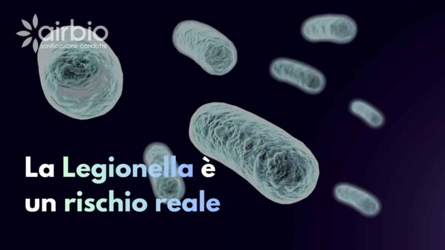 Come eliminare la Legionella sanificazione ozono AirBio Come eliminare la Legionella dall'acqua con la sanificazione ad ozono AirBio