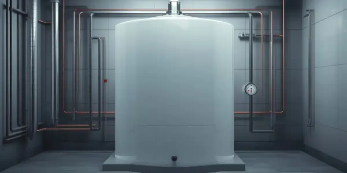 Legionella acqua calda sanitaria: accumulo e tubazioni Serbatoio di accumulo dell acqua calda sanitaria in centrale termica, punto critico per la Legionella