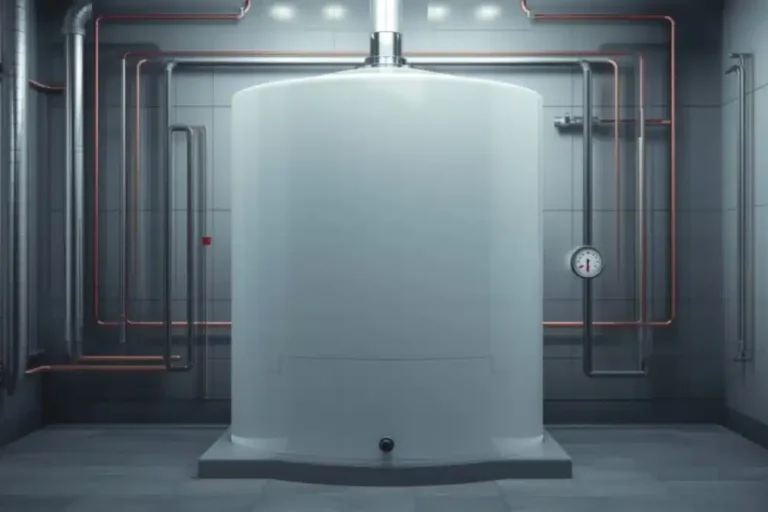 Serbatoio di accumulo dell acqua calda sanitaria in centrale termica, punto critico per la Legionella
