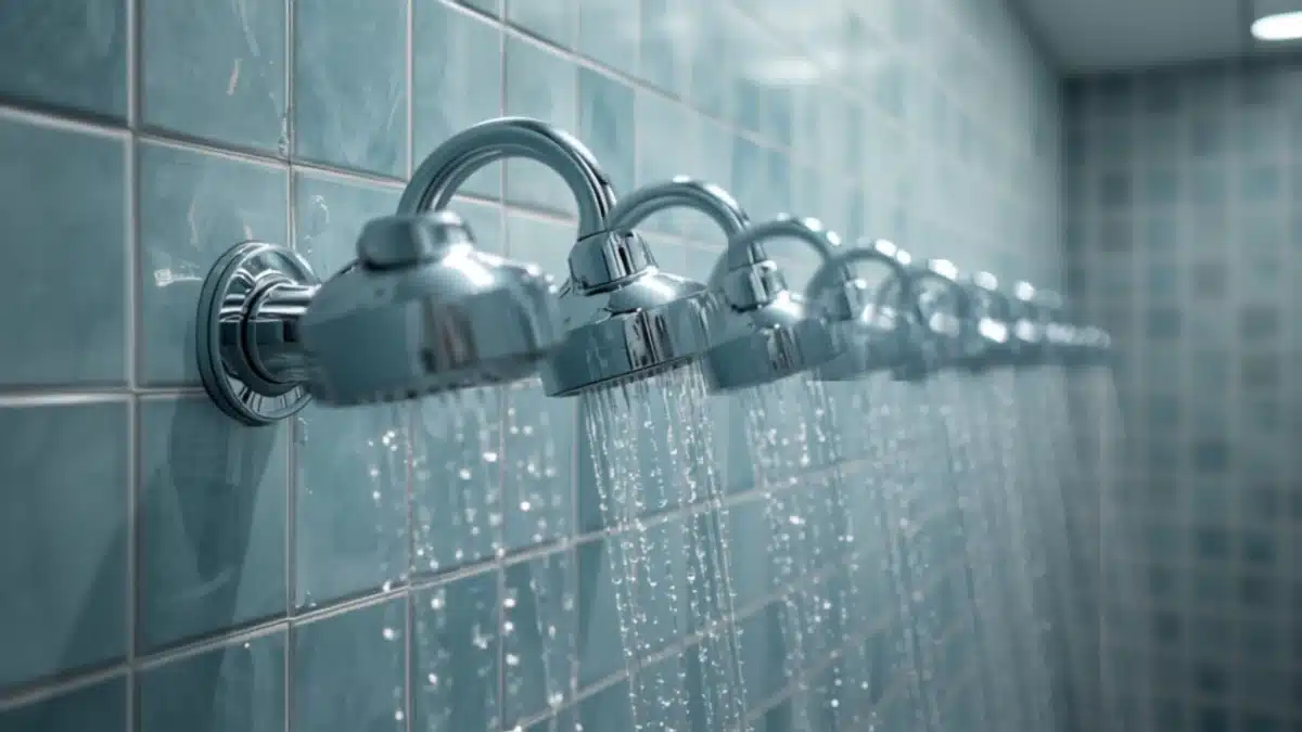Docce degli spogliatoi di una piscina, fra i punti a rischio Legionella più frequenti