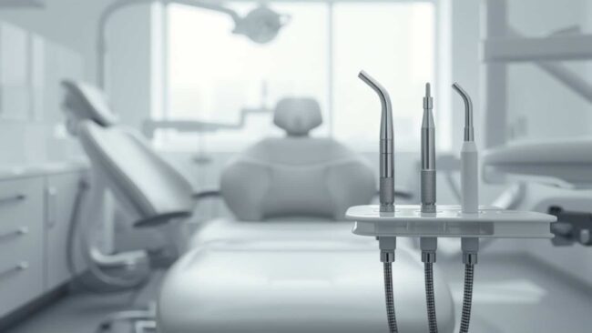 Riunito odontoiatrico con turbina e siringa aria-acqua: rischio Legionella studio odontoiatrico