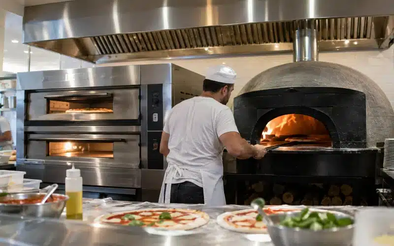 Pulizia cappe per pizzerie con forno a legna a Bergamo – AirBio