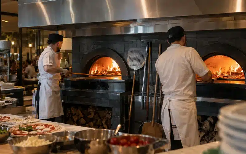 Pulizia cappe per pizzerie con forno a legna a Genova – AirBio