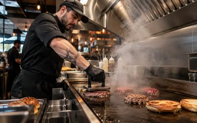 Pulizia cappe per hamburgerie e cucine a piastra – AirBio