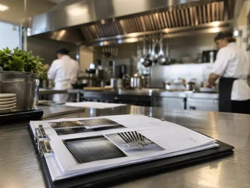 Collaudo e certificato di pulizia della cappa in un ristorante di Venezia – AirBio