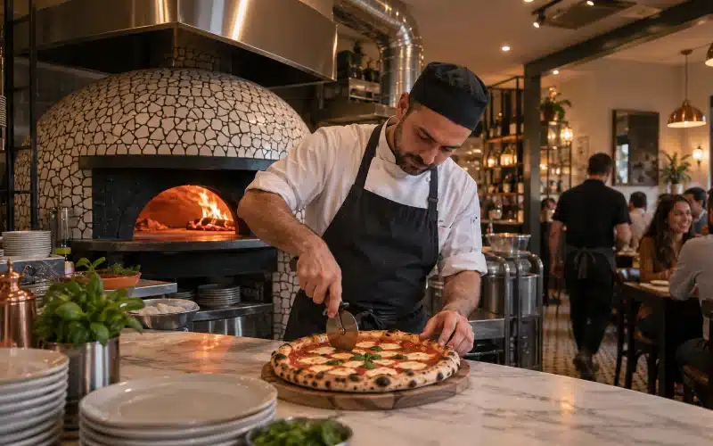 Pulizia cappe per pizzerie con forno a legna a Venezia – AirBio
