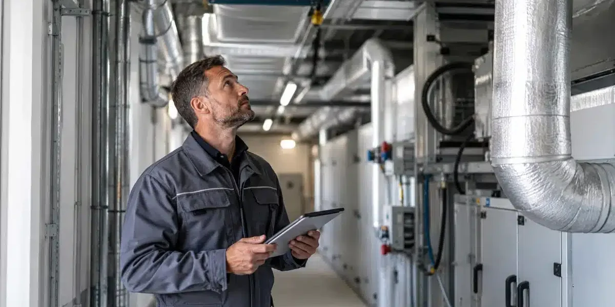 Certificato sanificazione condotte aria Tecnico controlla certificato di sanificazione condotte aria